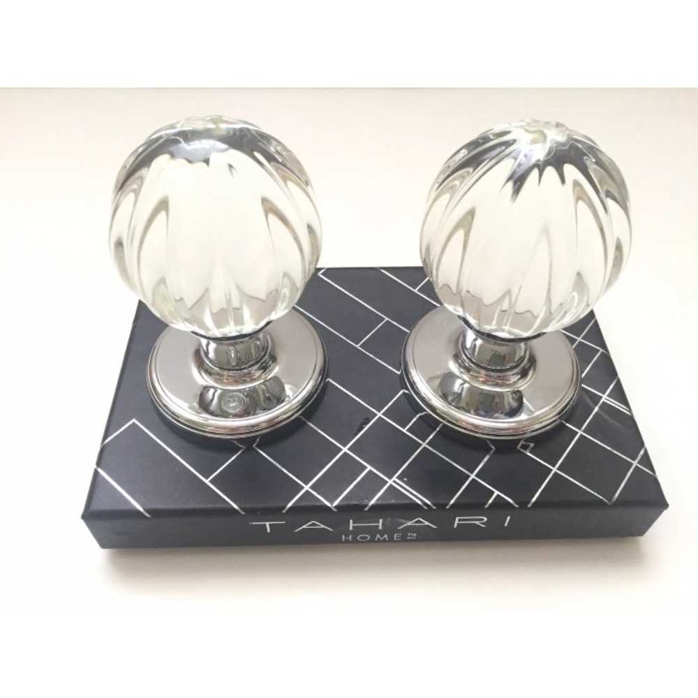 New Tahari Home crystal door knobs modern dummy knobs